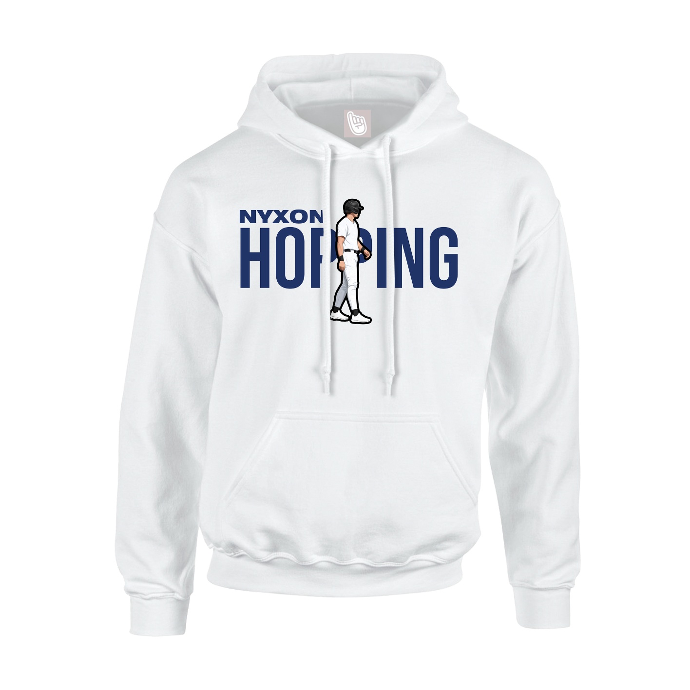 Hoodie — Player Name in White