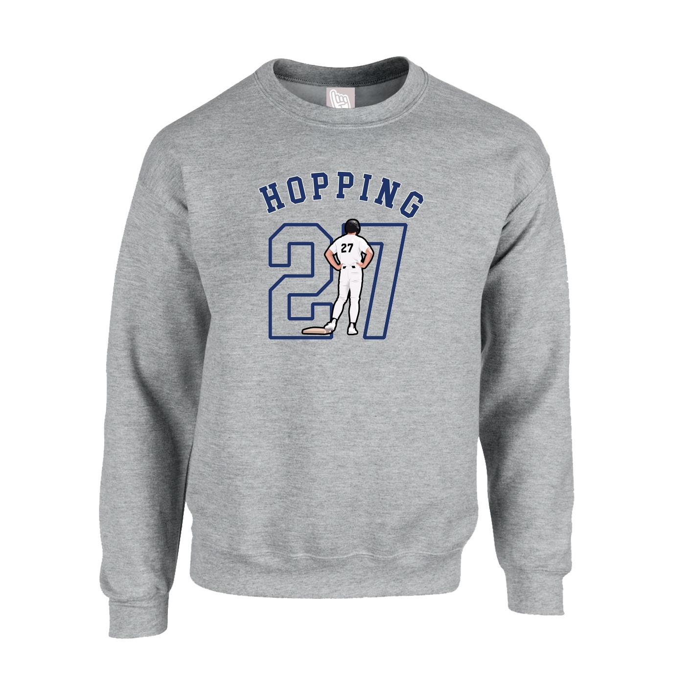 Fleece Crew — Shirsey Arch in Grey