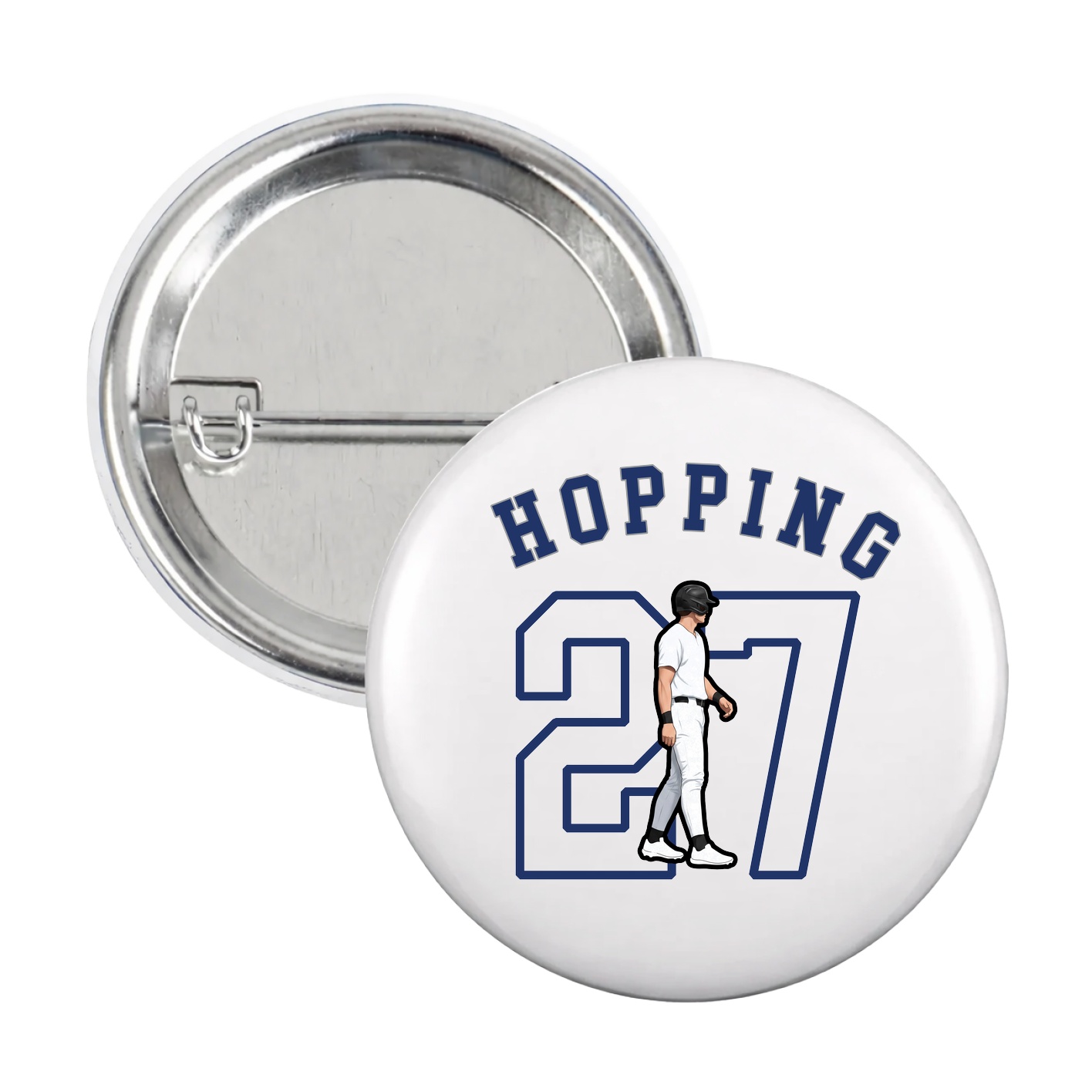 Game Day Button — Shirsey Arch in White
