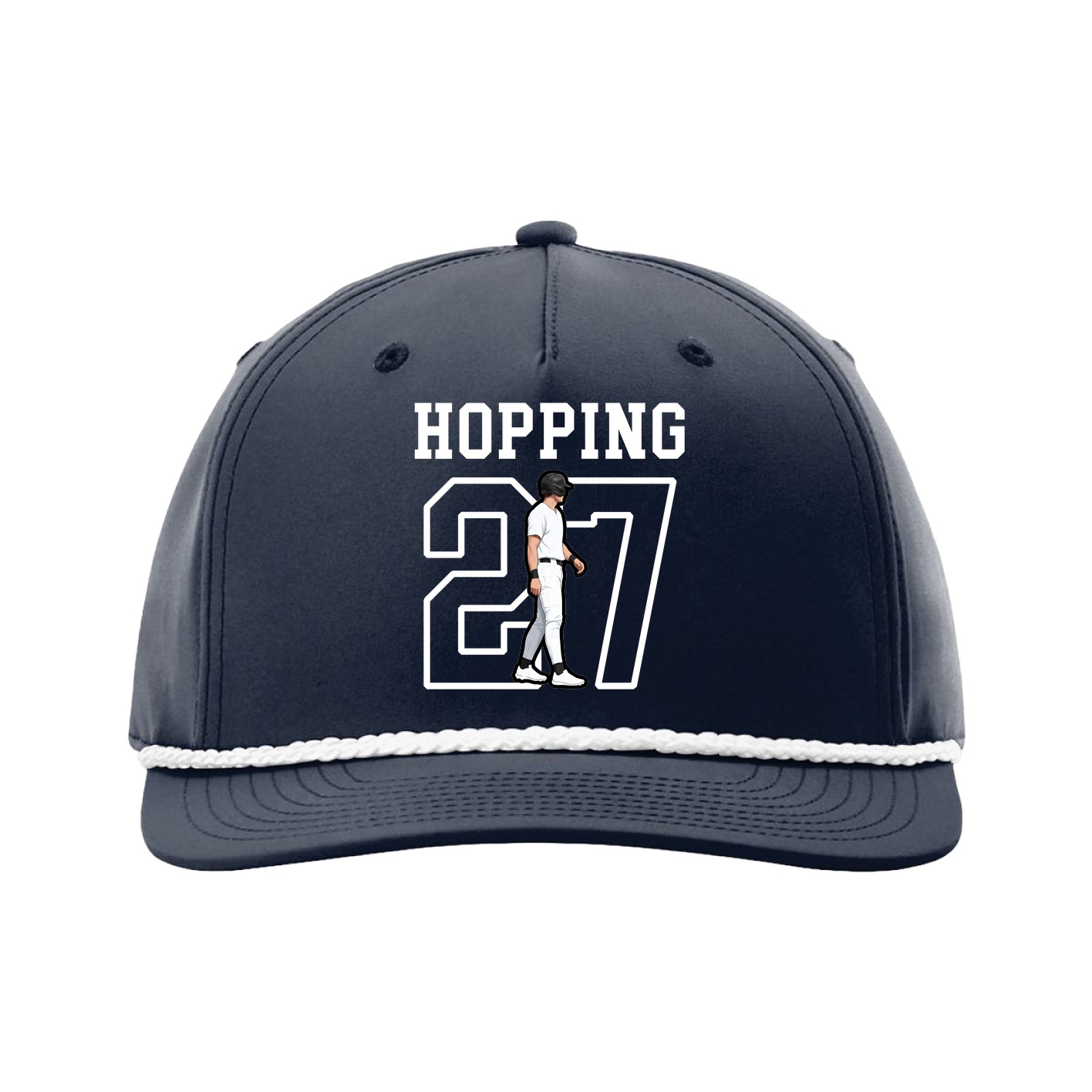 Five-Panel Classic Rope Cap — Shirsey in Navy