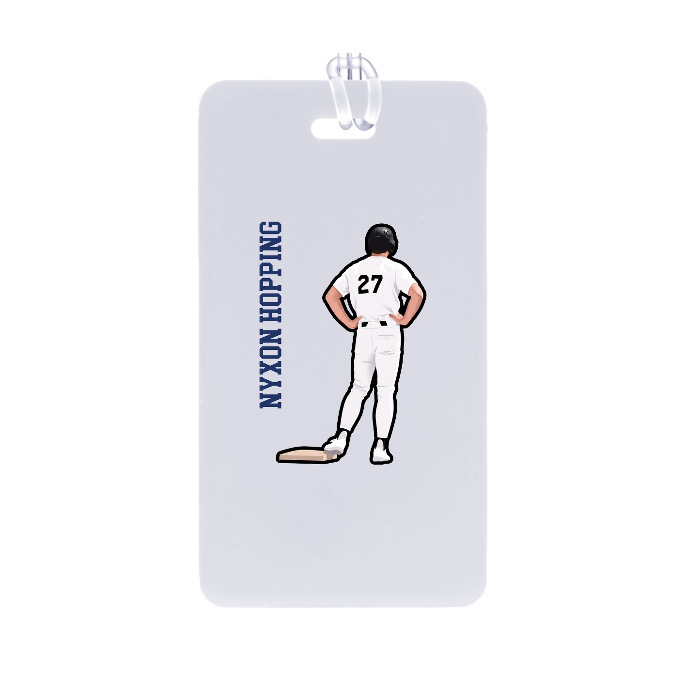Bag Tag — Name Vertical in Classic