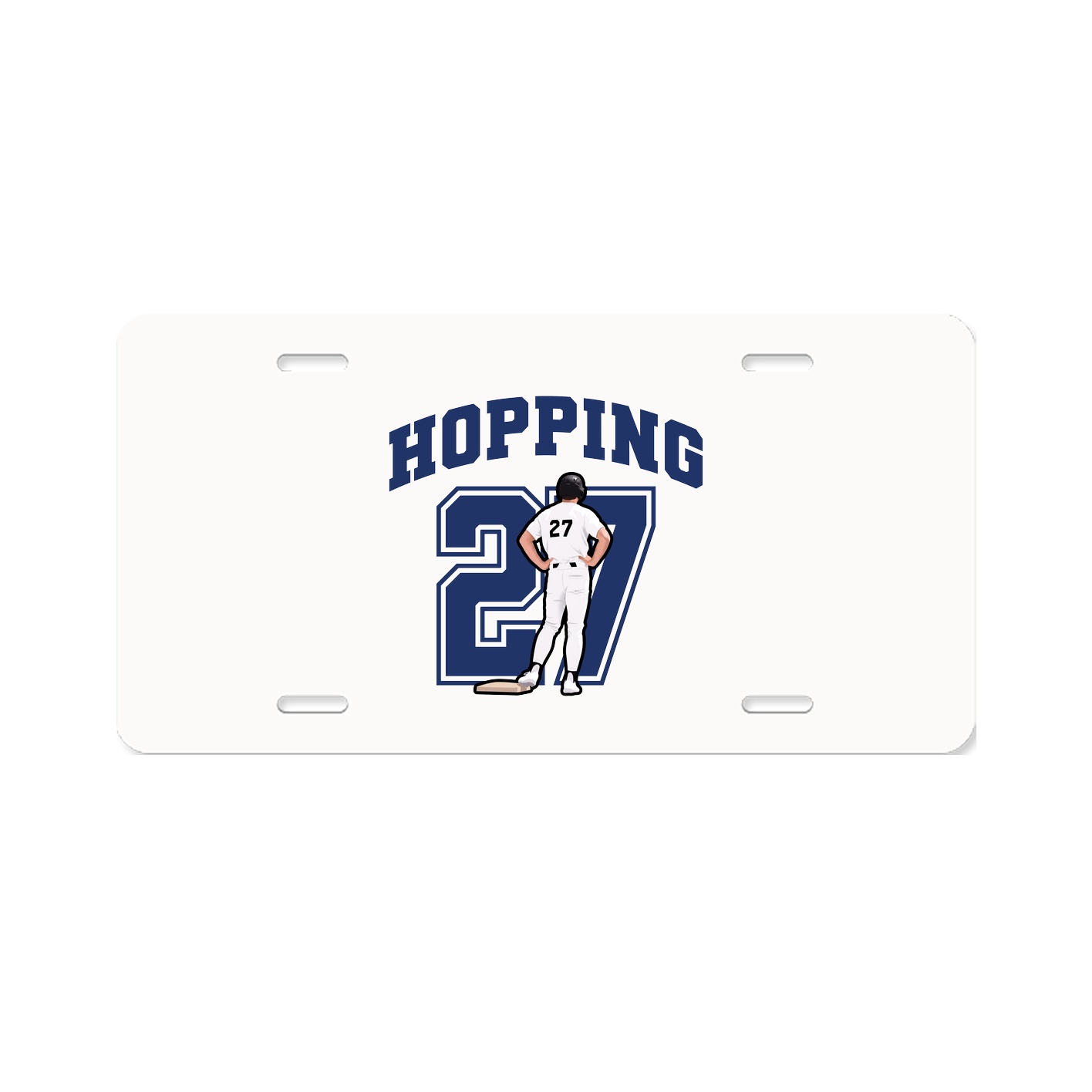 License Plate — Number in Classic