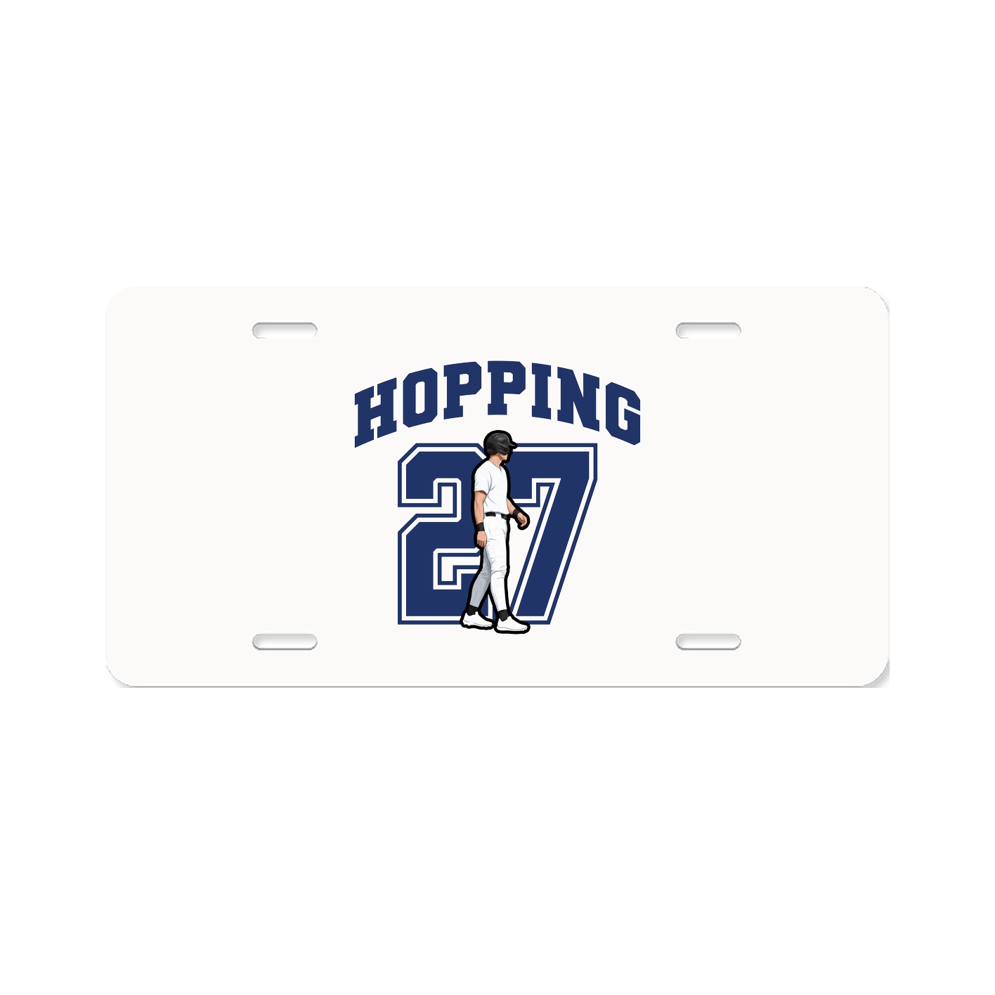 License Plate — Number in Classic