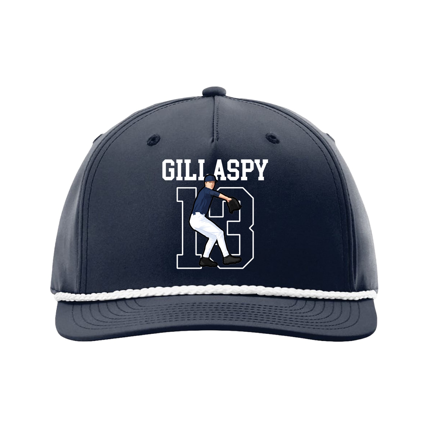 Five-Panel Classic Rope Cap — Shirsey in Navy