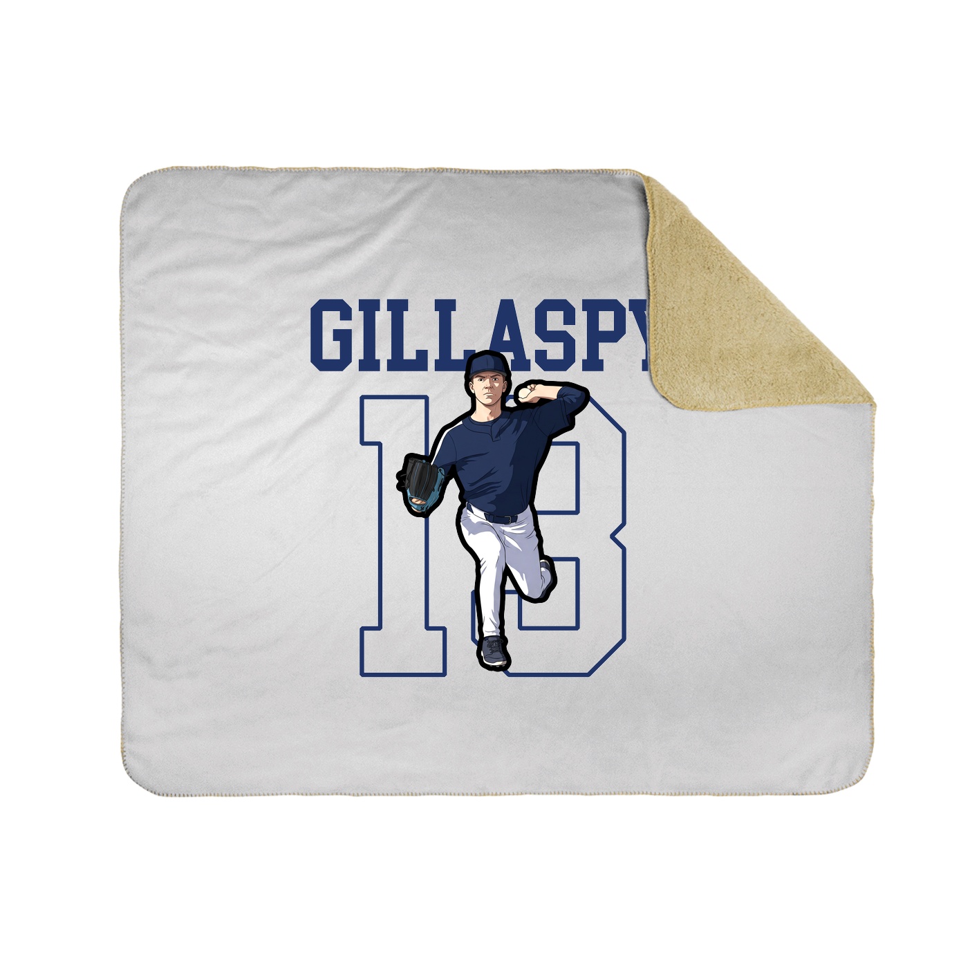 Throw Blanket — Shirsey in White