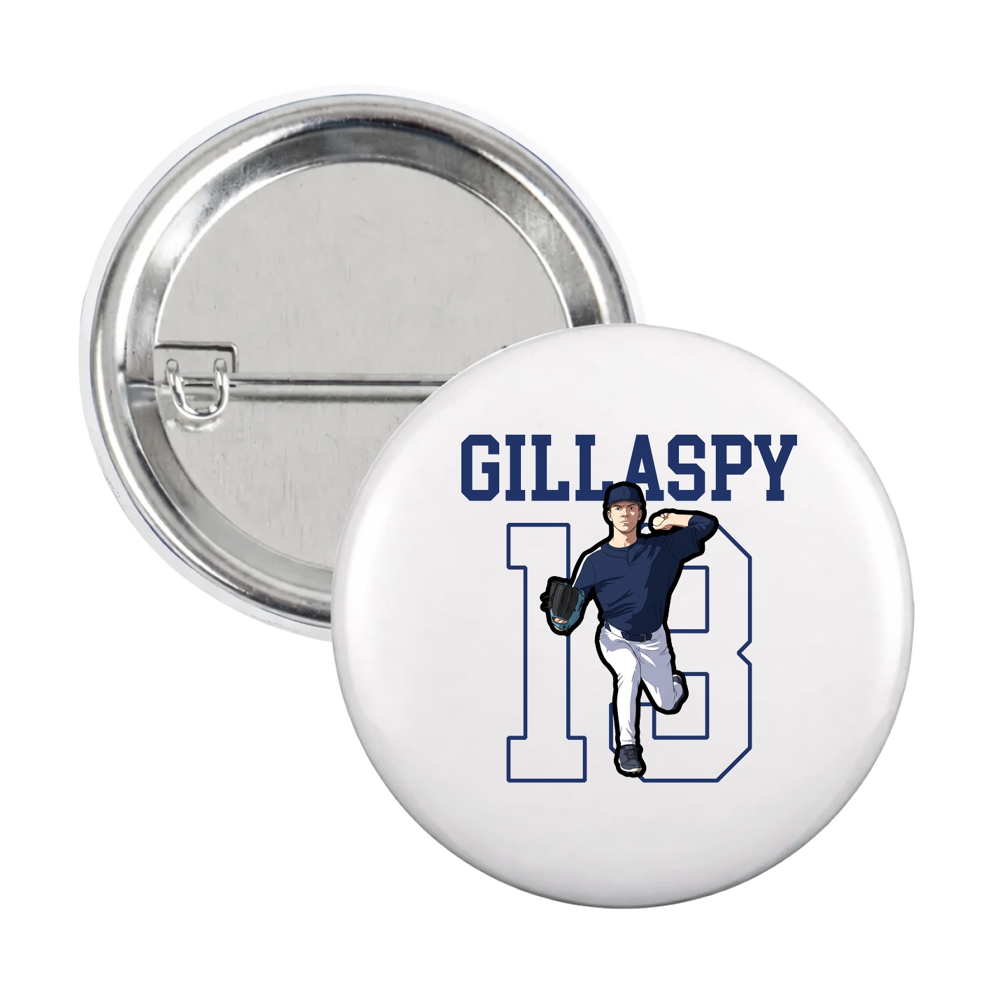Game Day Button — Shirsey in White