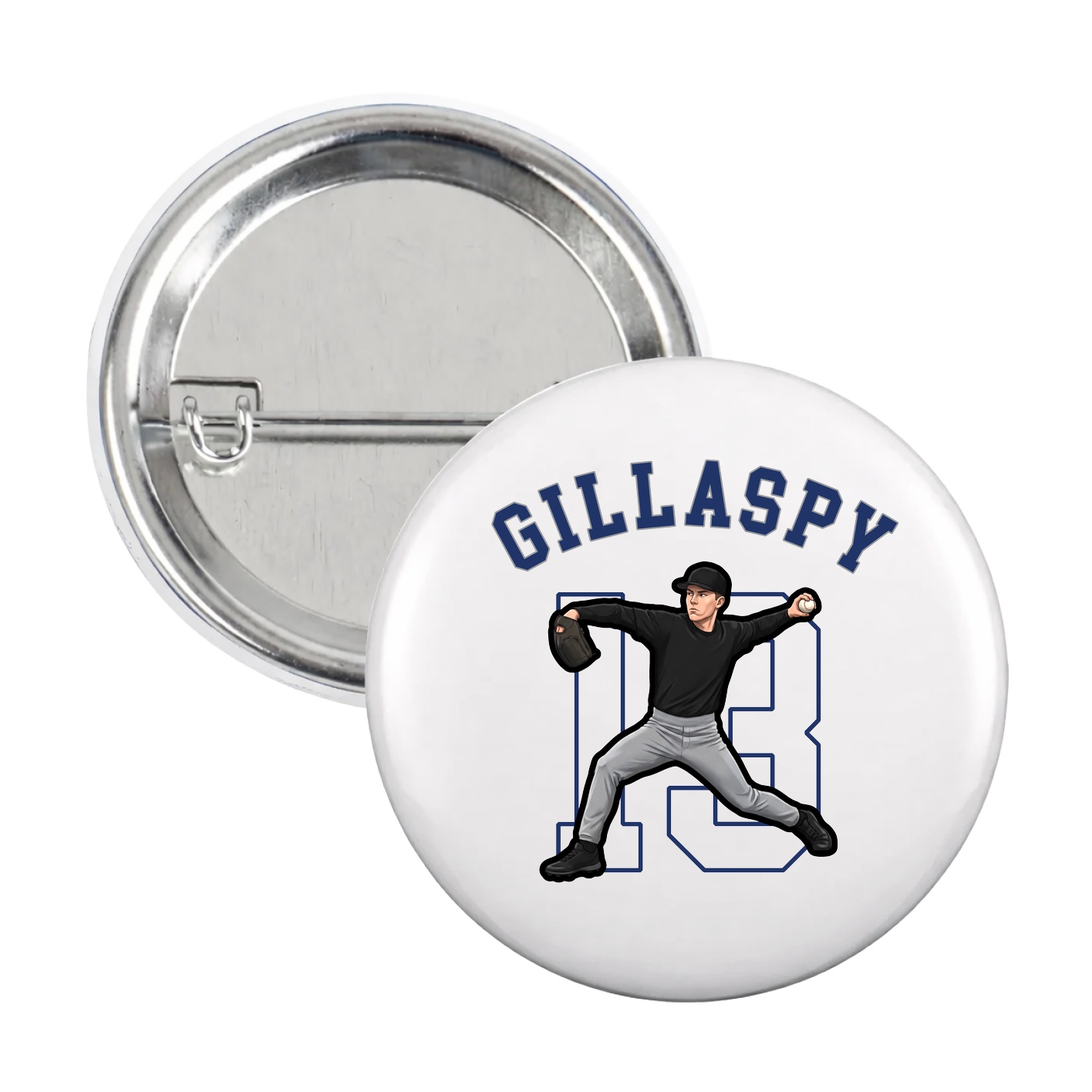 Game Day Button — Shirsey Arch in White