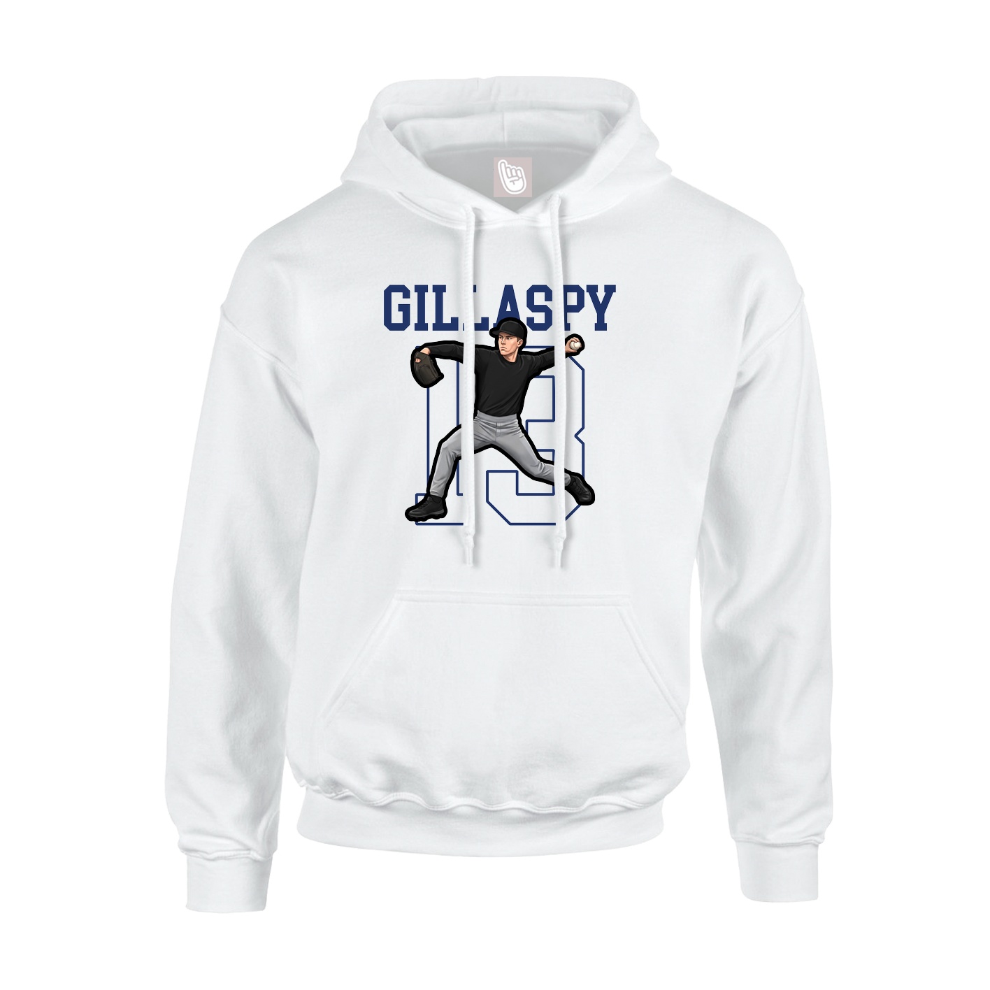 Hoodie — Shirsey in White