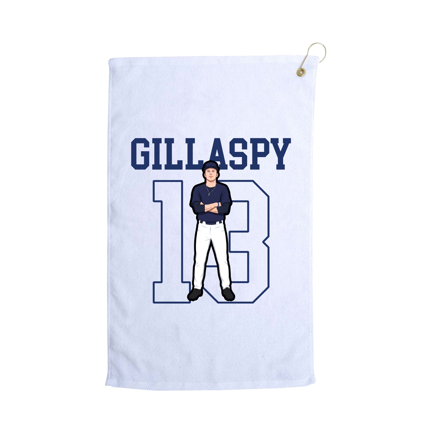 Golf Towel — Shirsey in White