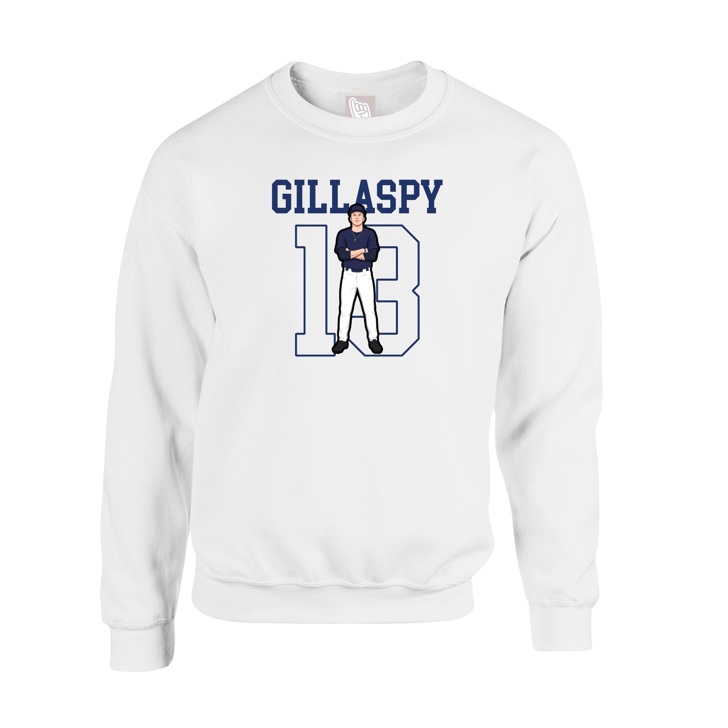 Fleece Crew — Shirsey in White
