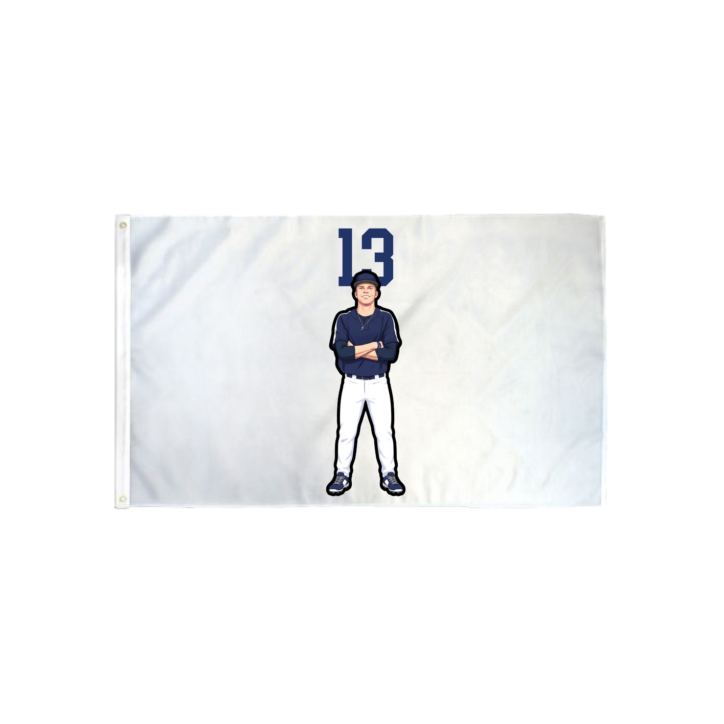 3x5 Flag — Number Top in Classic