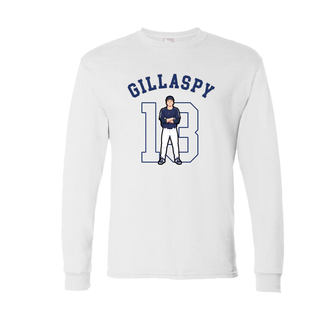 Long Sleeve Tee — Shirsey Arch in White