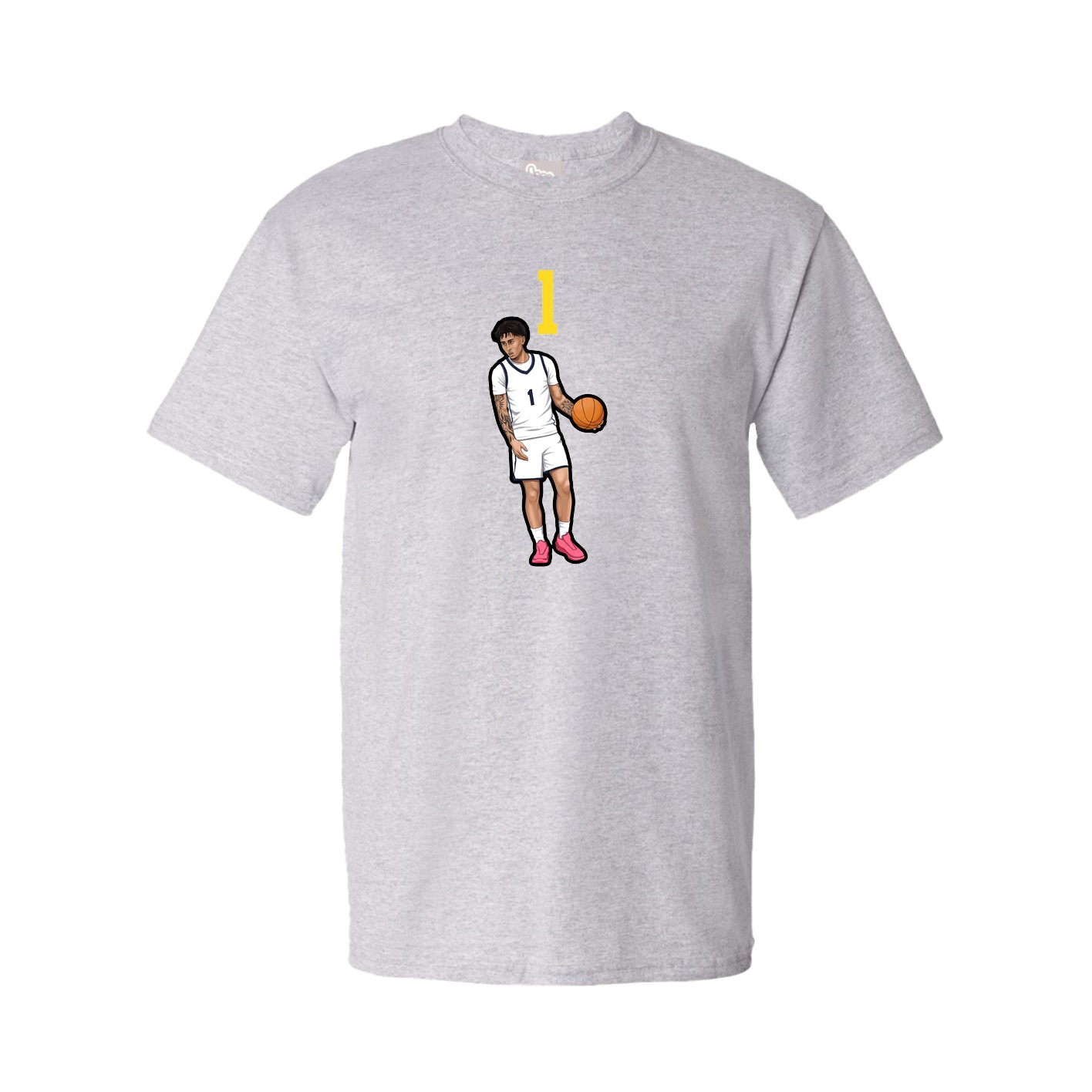 Tee — Number Top in Grey