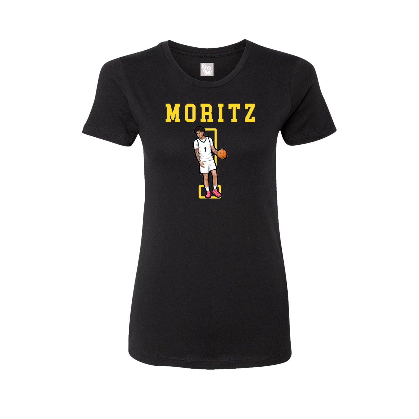 Fitted Women's Tee — Shirsey in Black