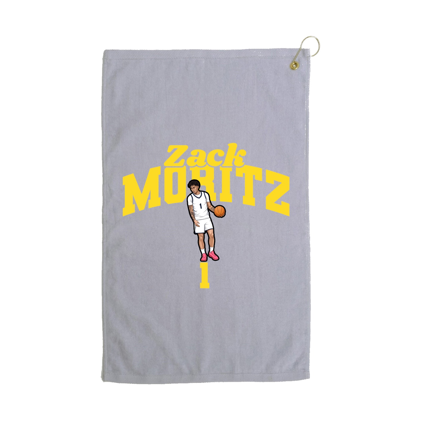 Golf Towel — Signature Arch in Grey