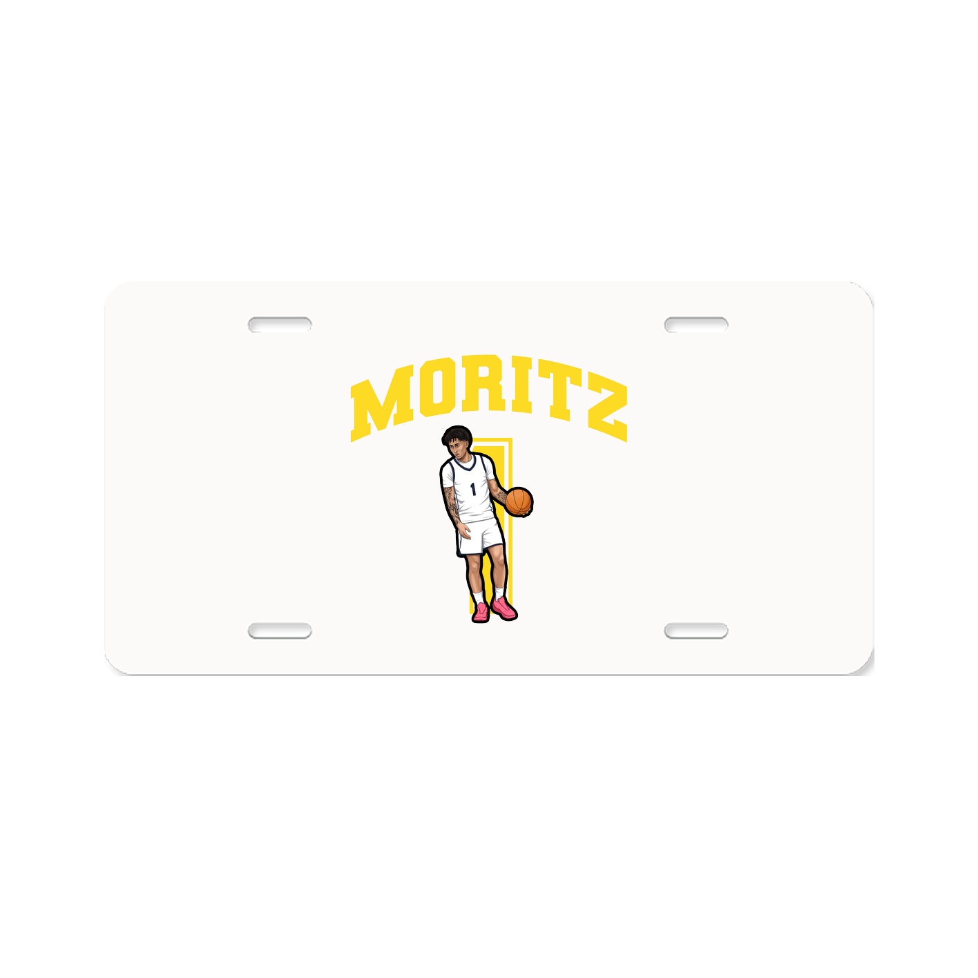 License Plate — Number in Classic