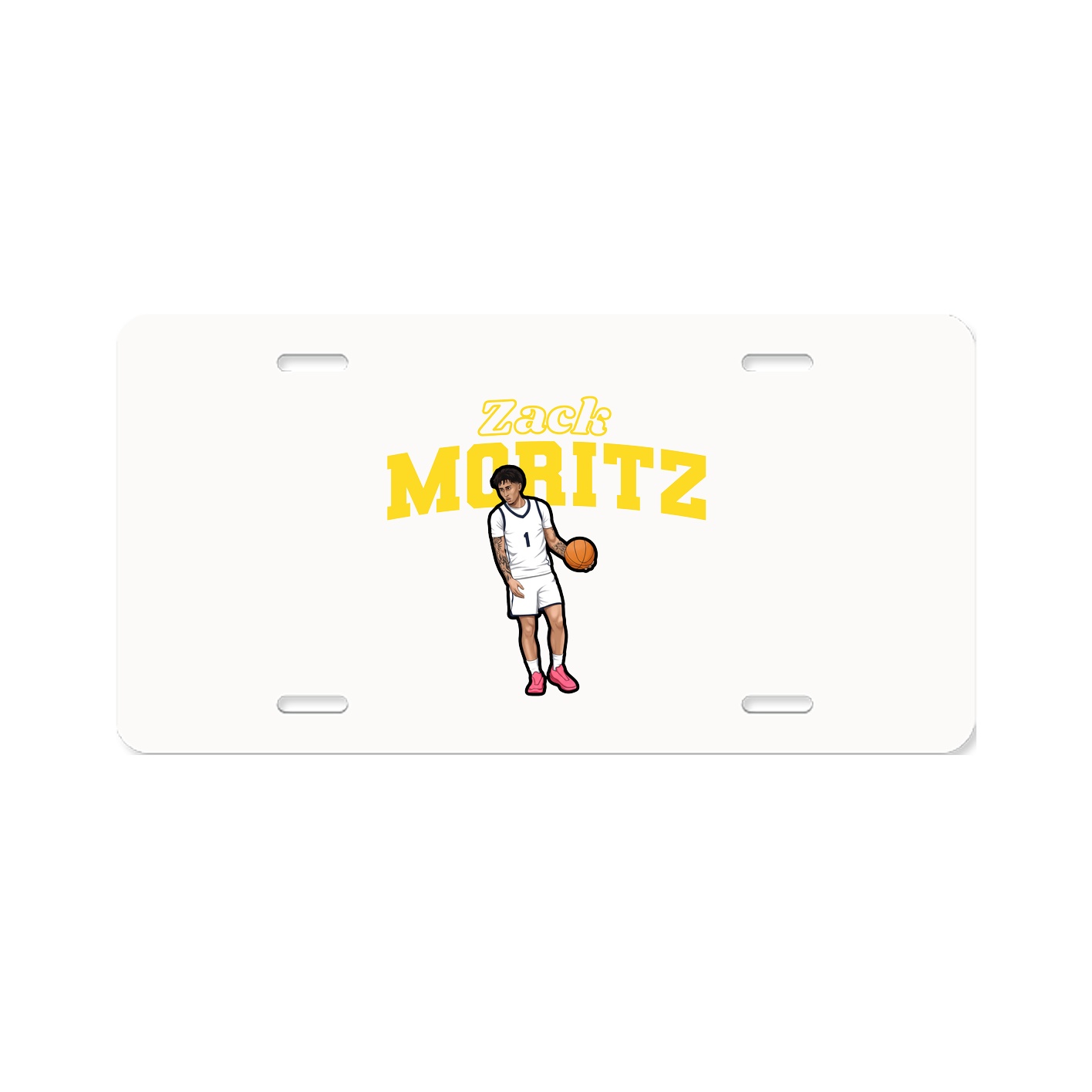 License Plate — Name Arch in Classic