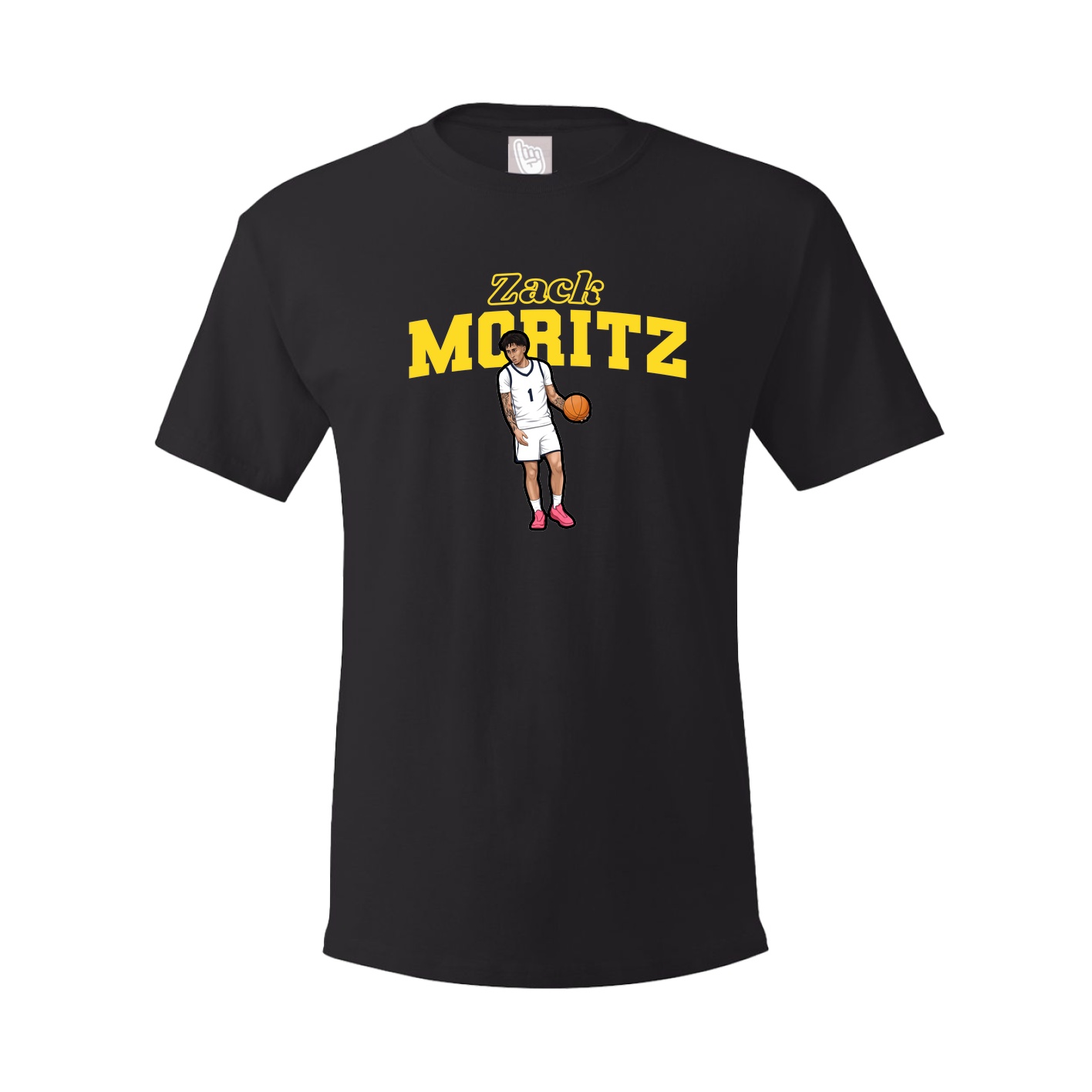 Youth Tee — Name Arch in Black