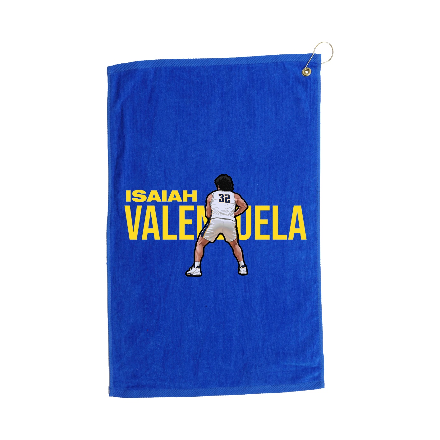 Golf Towel — Player Name in Royal
