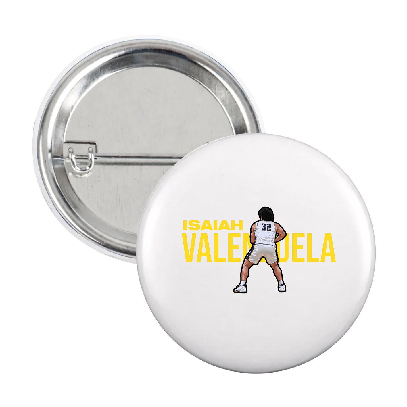 Game Day Button — Player Name in White