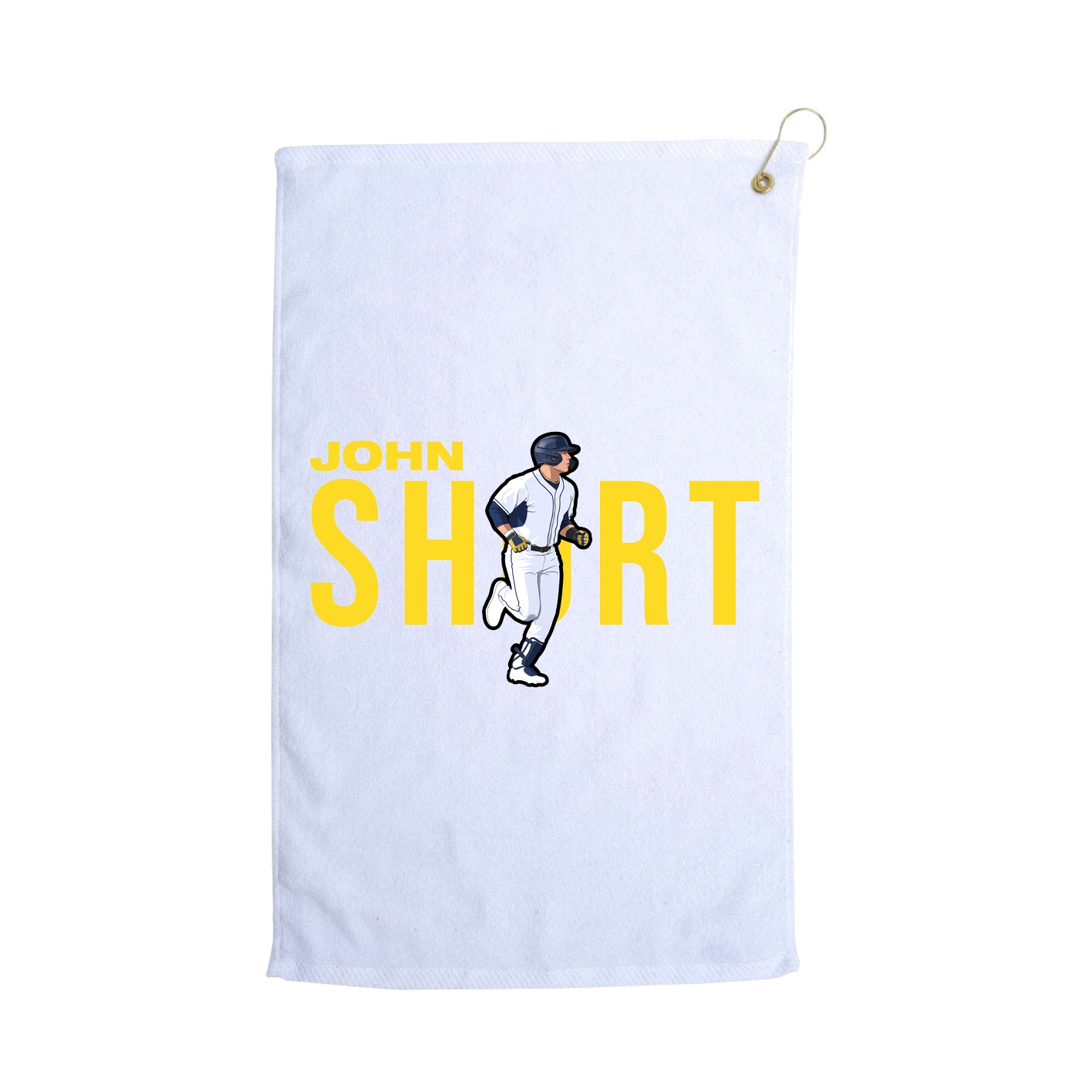 Golf Towel — Player Name in White