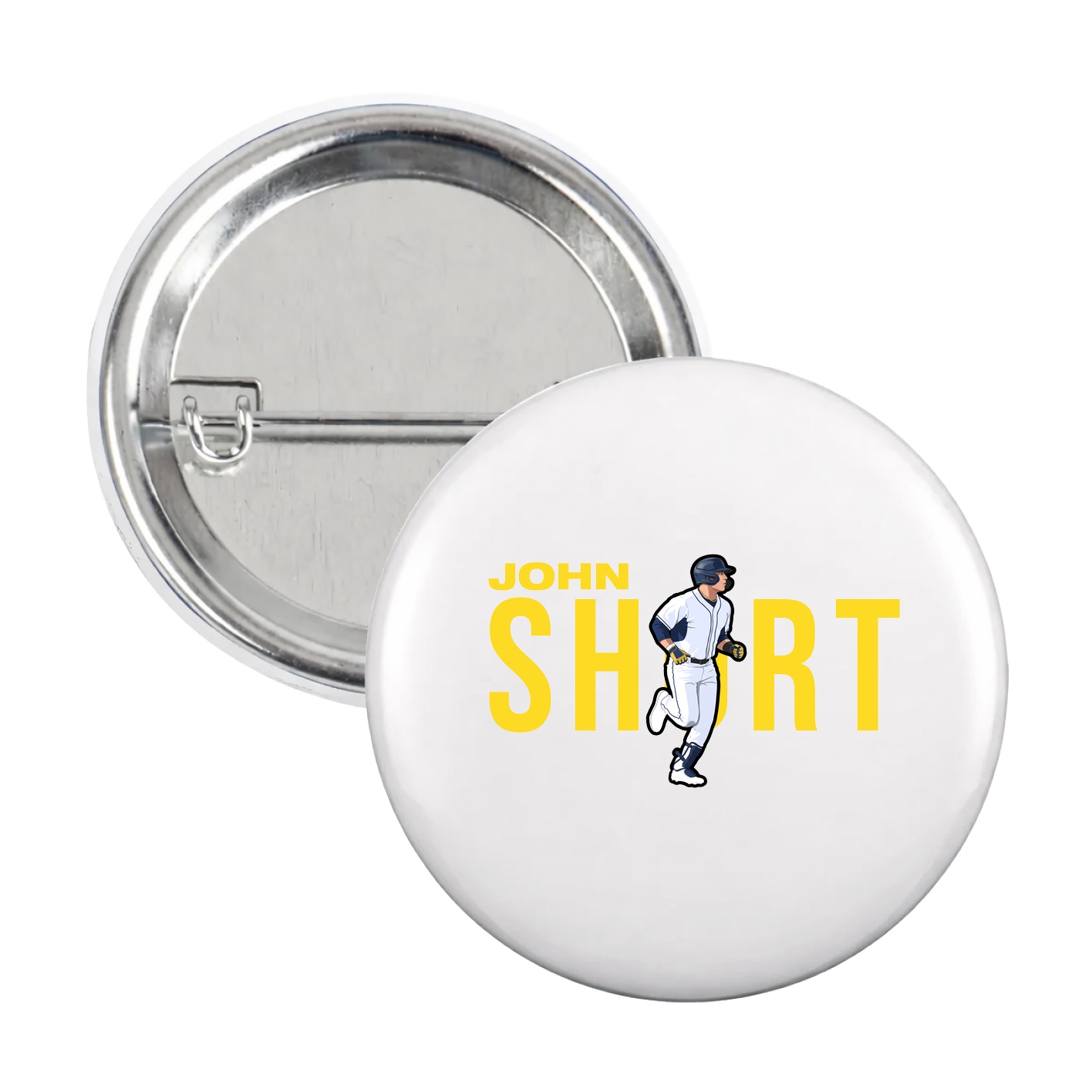 Game Day Button — Player Name in White