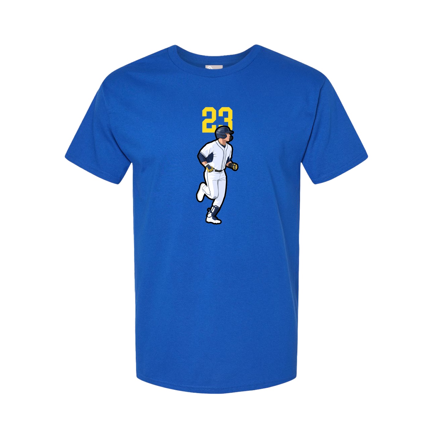 Youth Tee — Number Top in Royal