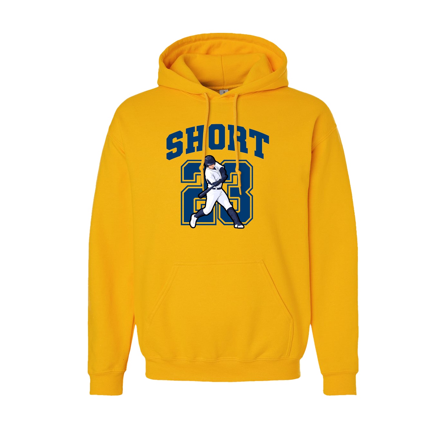 Hoodie — Number in Gold