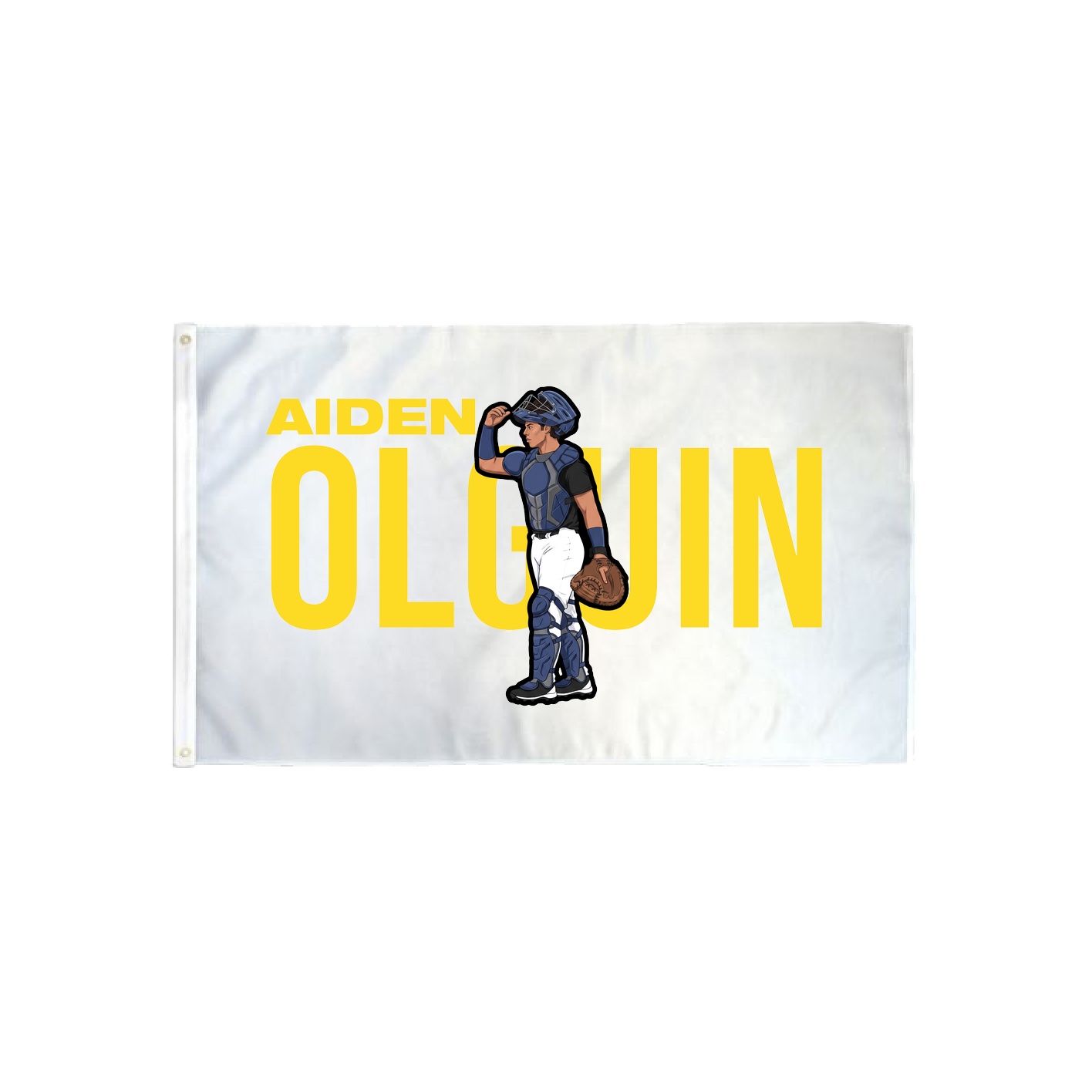 3x5 Flag — Player Name in Classic