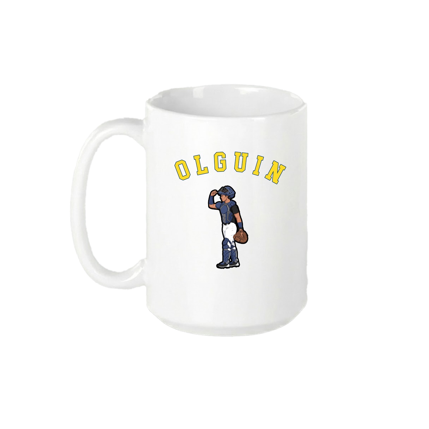 15oz Coffee Mug — Shirsey Arch in White