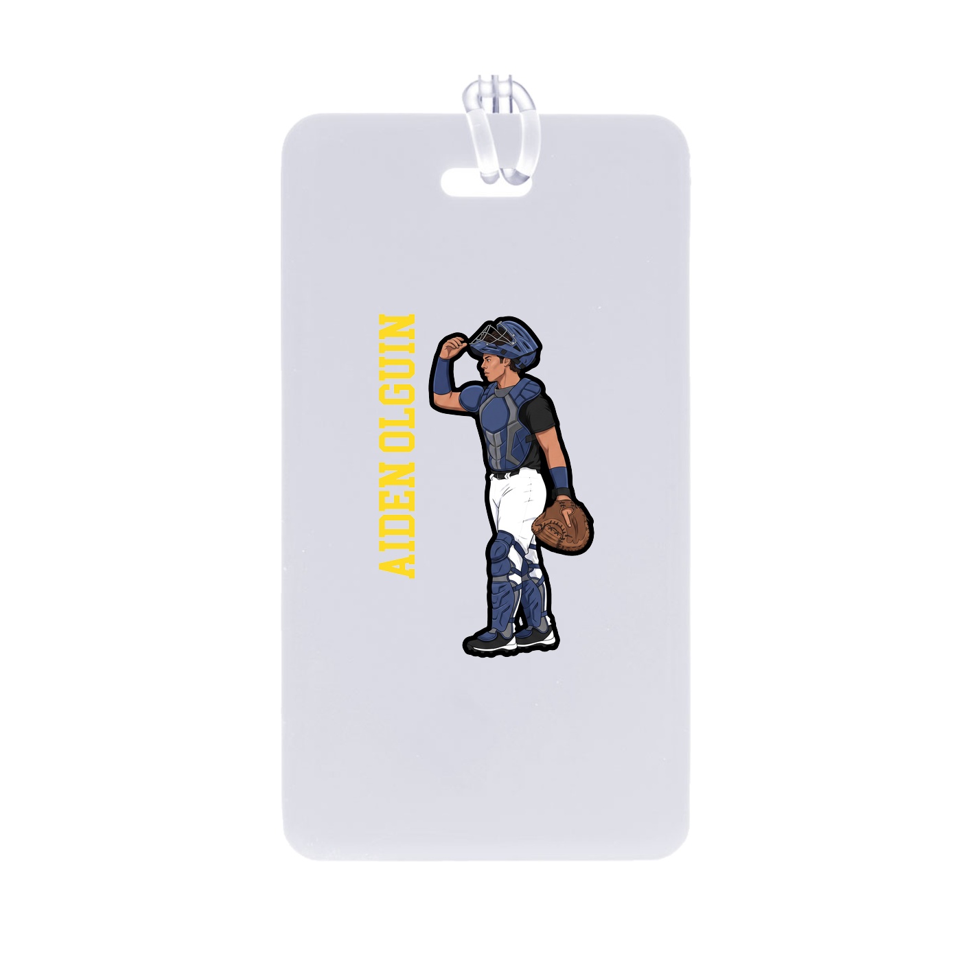 Bag Tag — Name Vertical in Classic