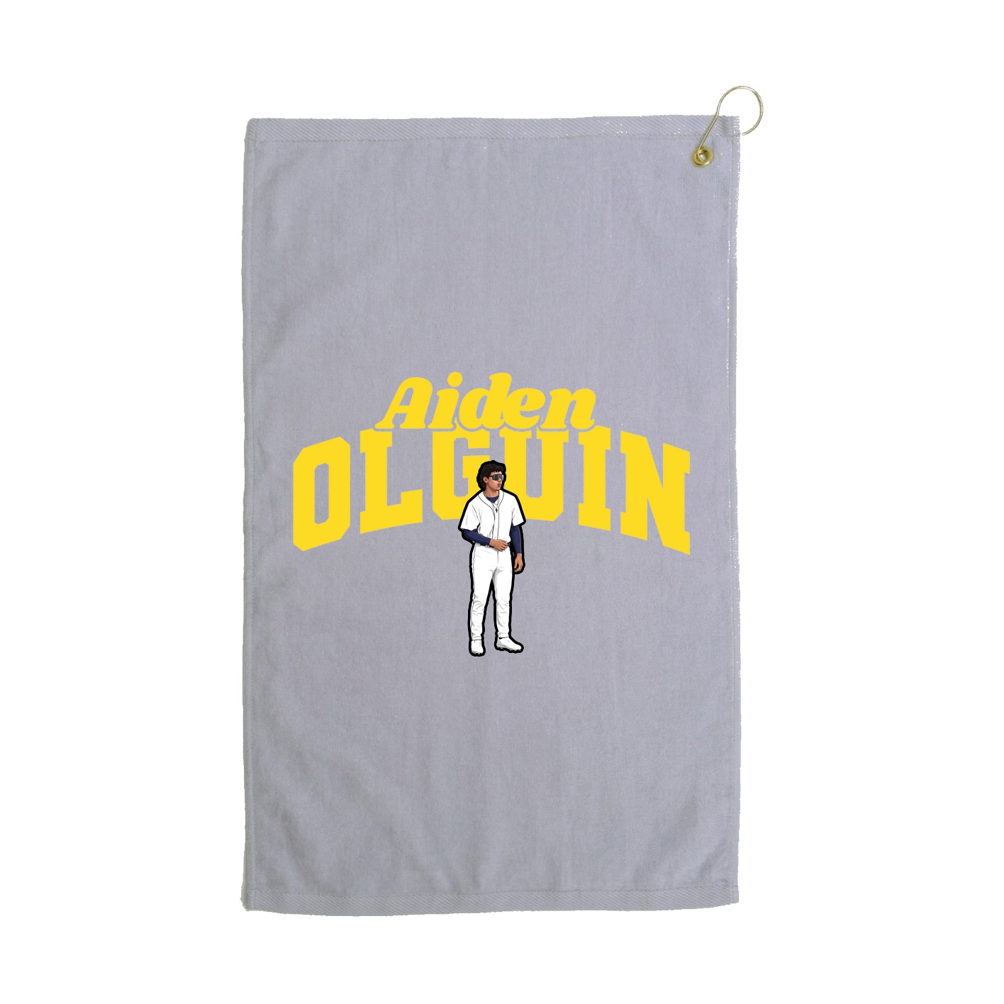 Golf Towel — Signature Arch in Grey