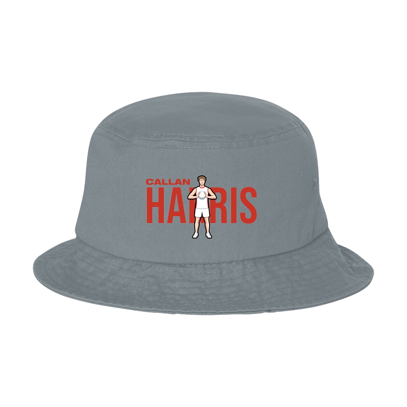 Bucket Cap — Player Name in Grey
