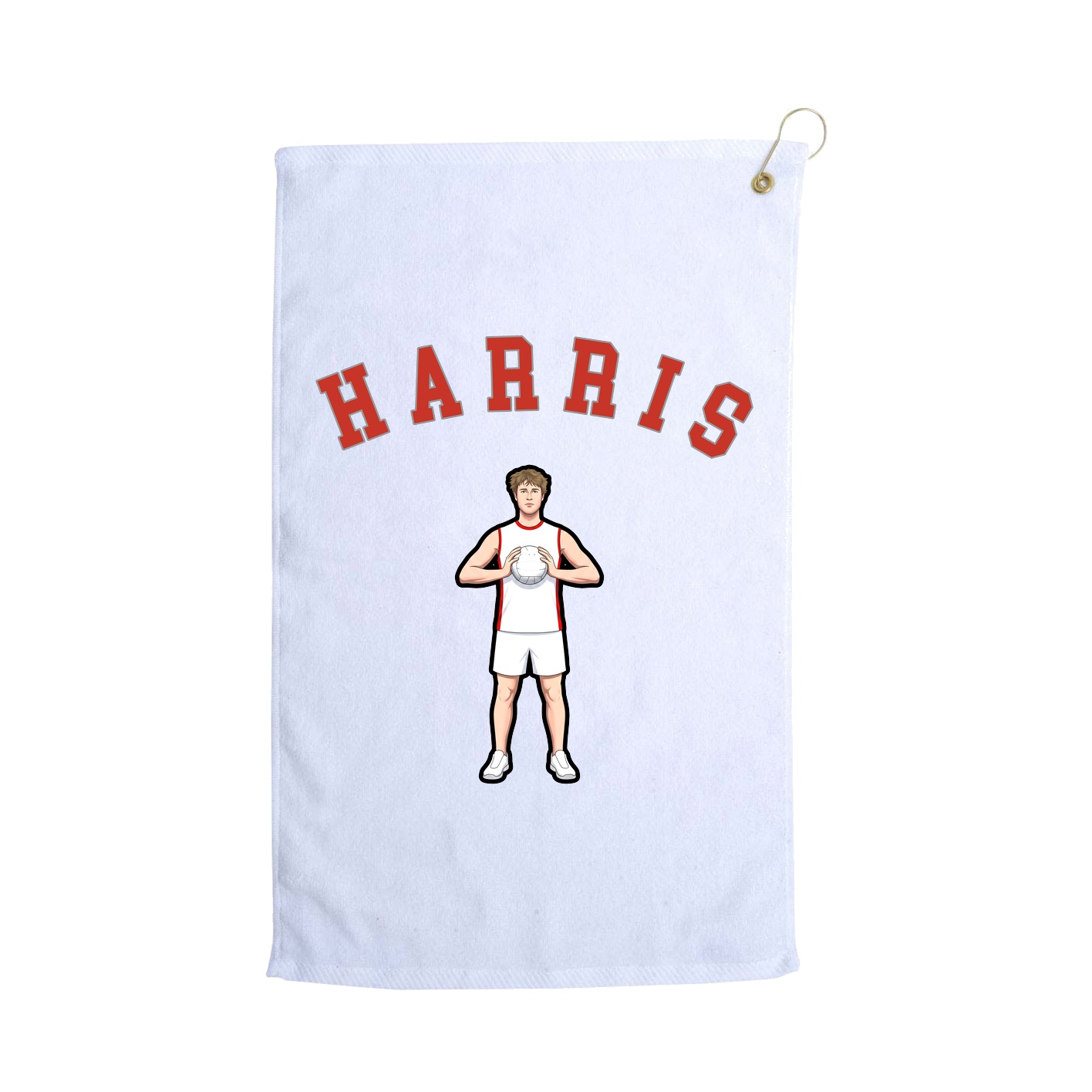 Golf Towel — Shirsey Arch in White