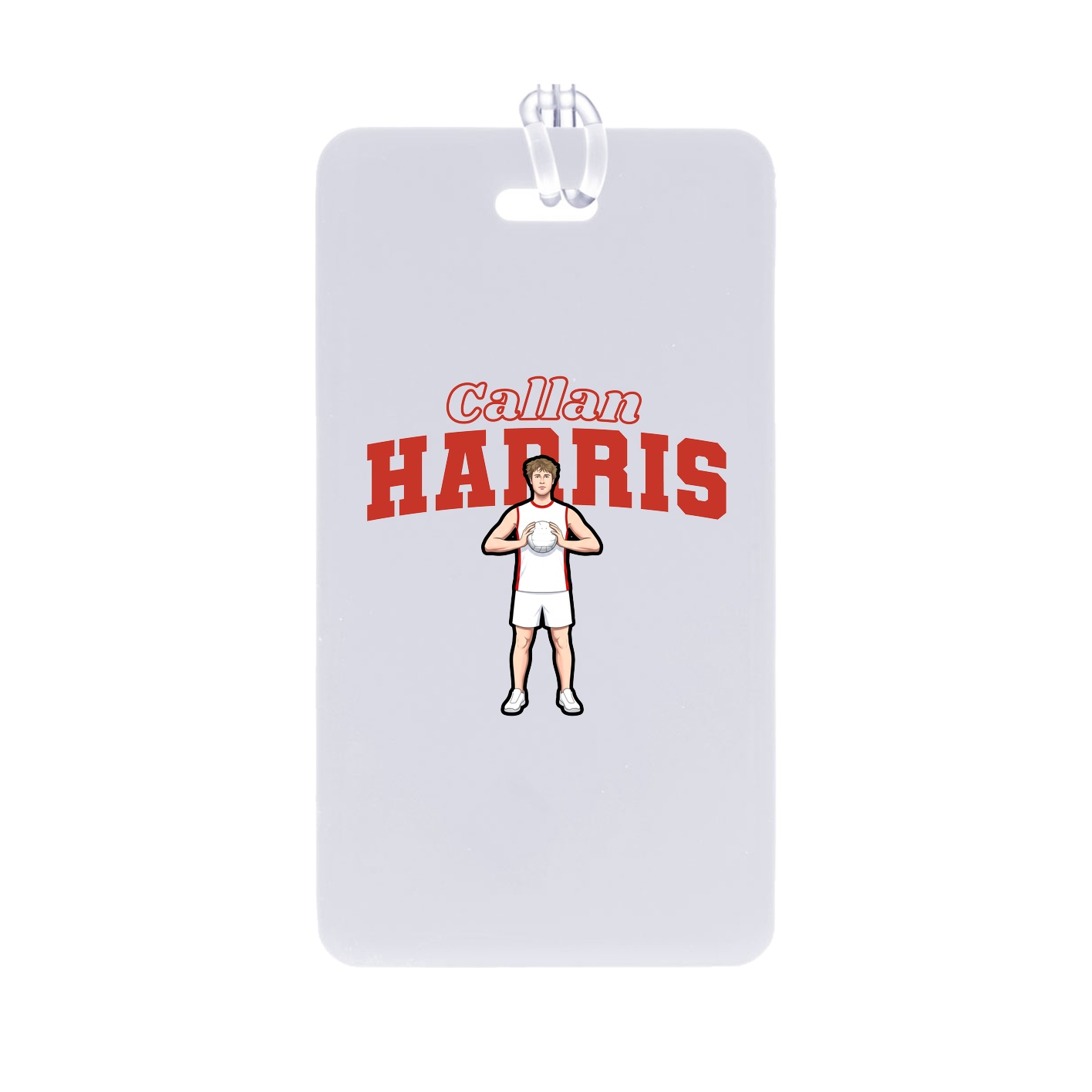 Bag Tag — Name Arch in Classic