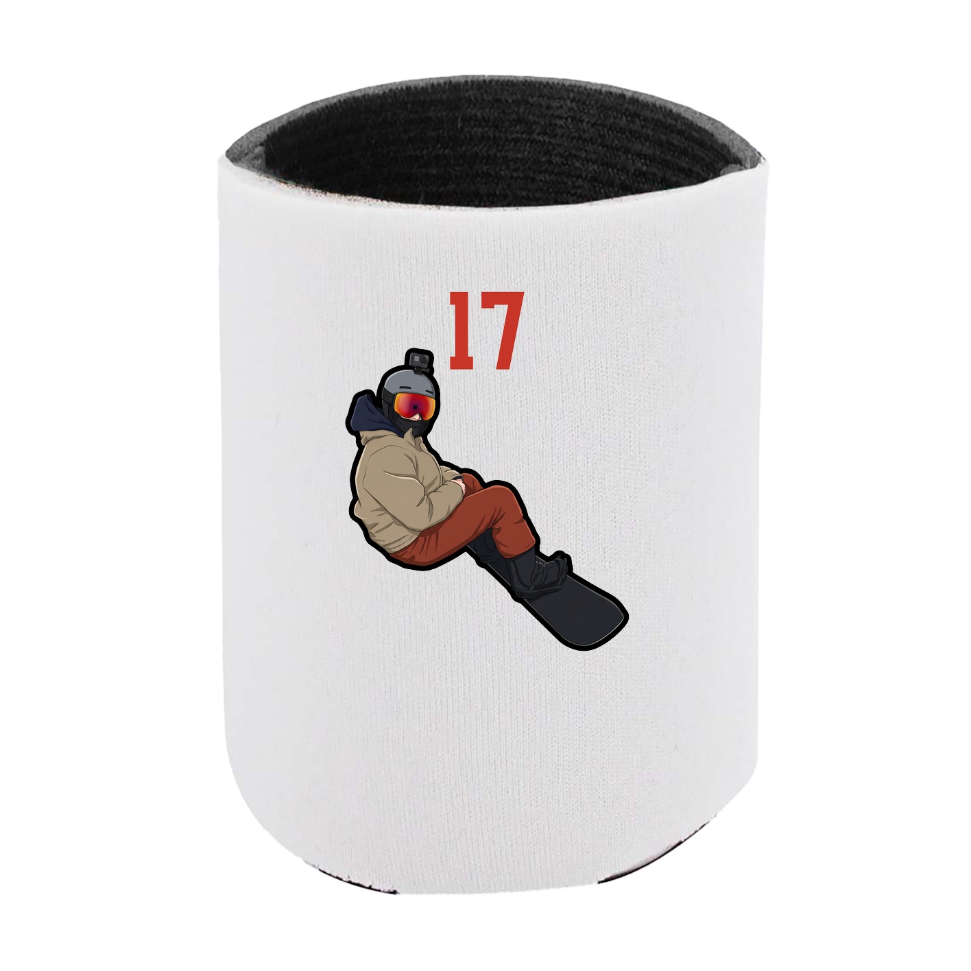Can Holder — Number Top in White