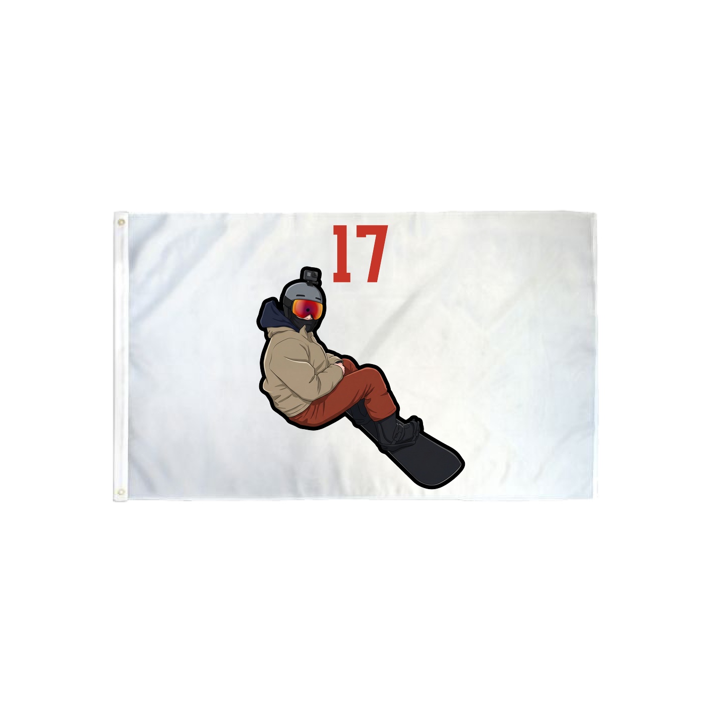 3x5 Flag — Number Top in Classic