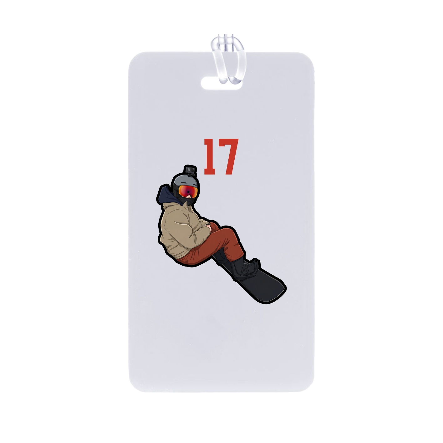 Bag Tag — Number Top in Classic