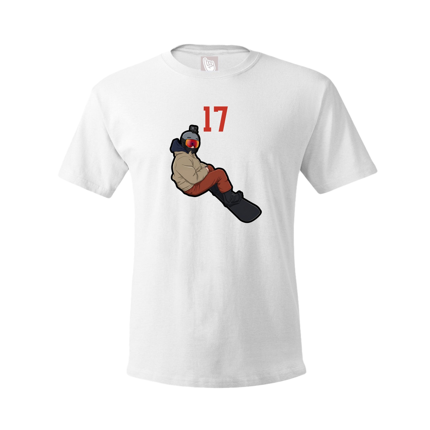 Tee — Number Top in White