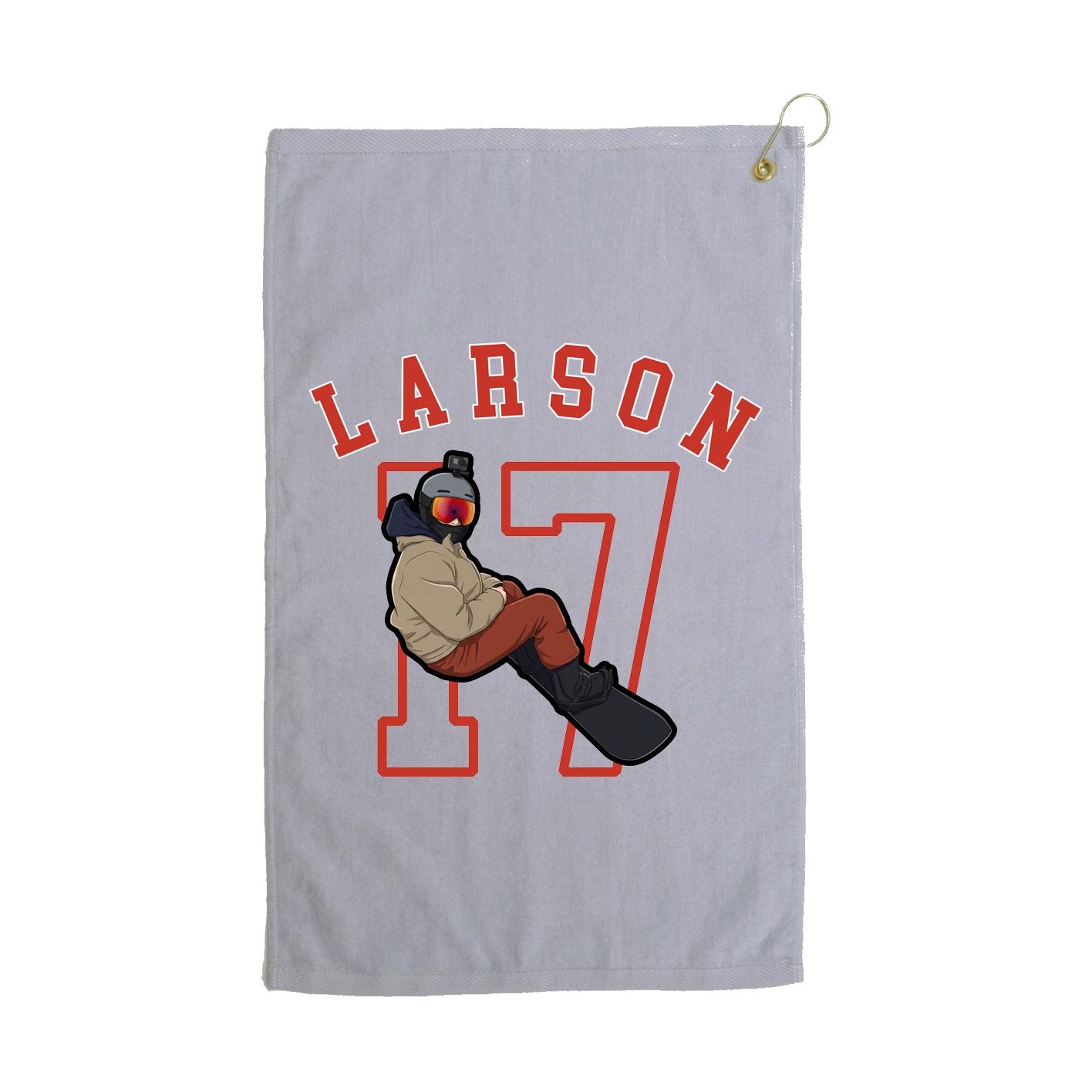 Golf Towel — Shirsey Arch in Grey