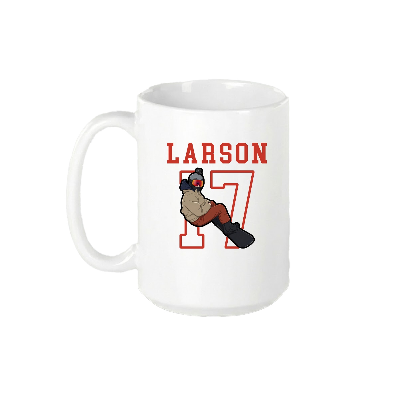 15oz Coffee Mug — Shirsey in White