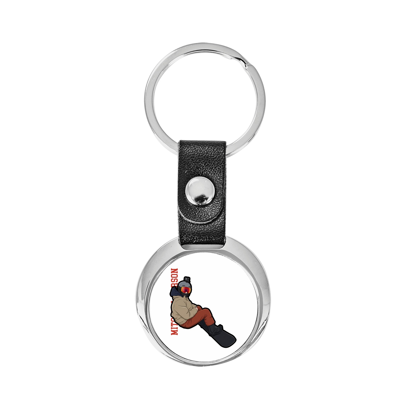 Key Chain — Name Vertical in Classic