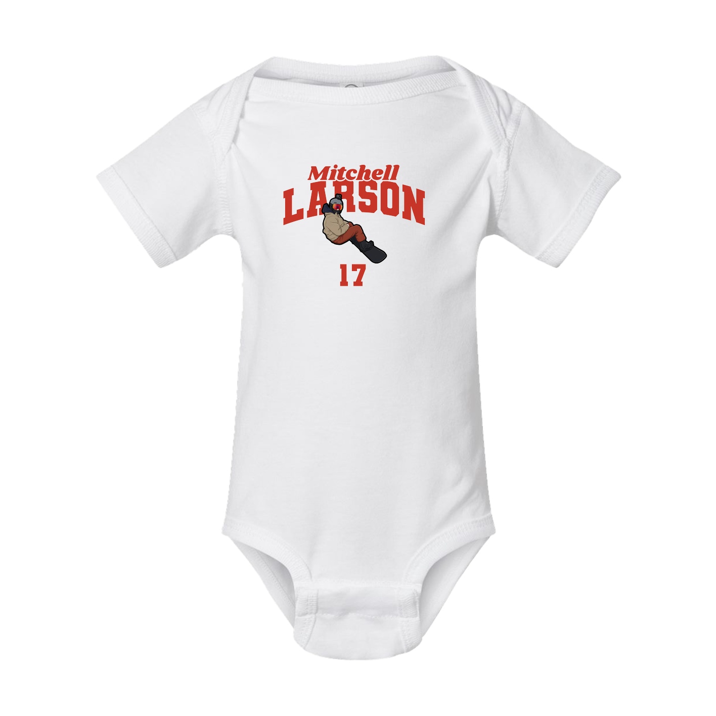 Baby Onesie — Signature Arch in White