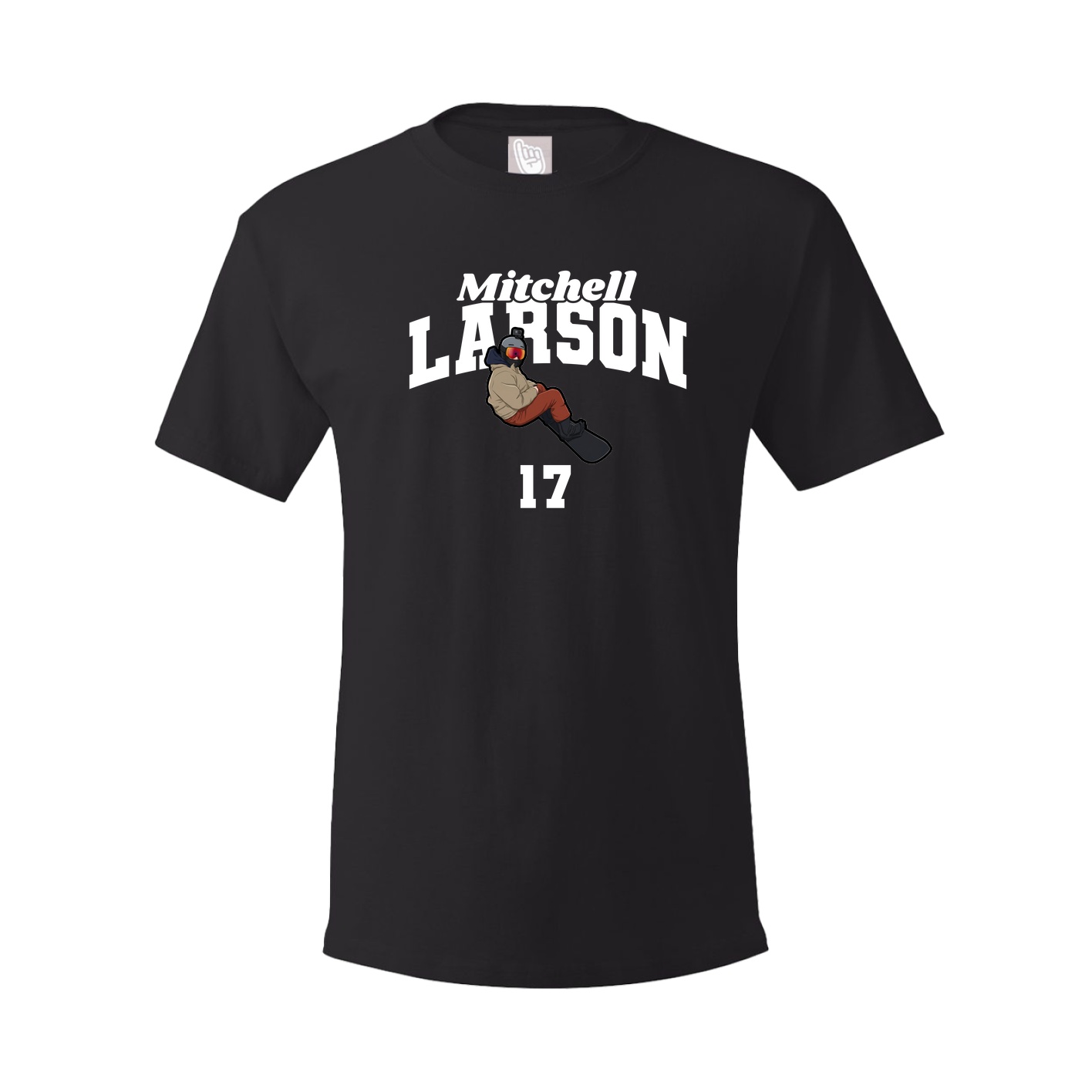 Youth Tee — Signature Arch in Black