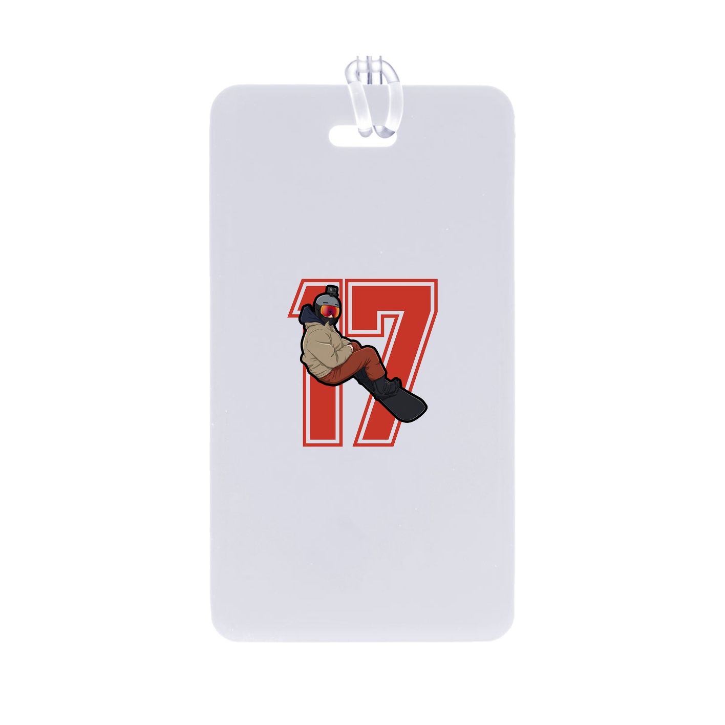 Bag Tag — Number in Classic