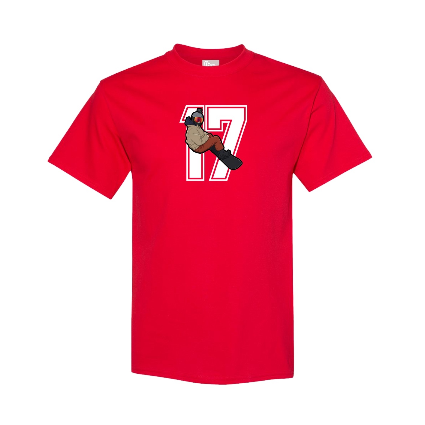 Tee — Number in Red