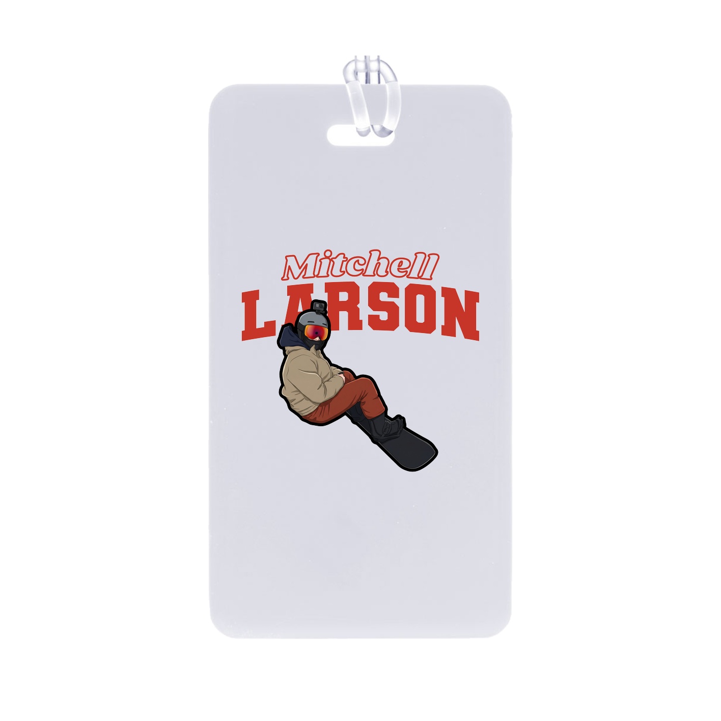 Bag Tag — Name Arch in Classic
