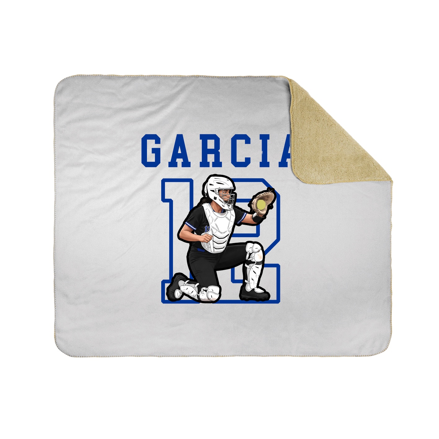 Throw Blanket — Shirsey in White