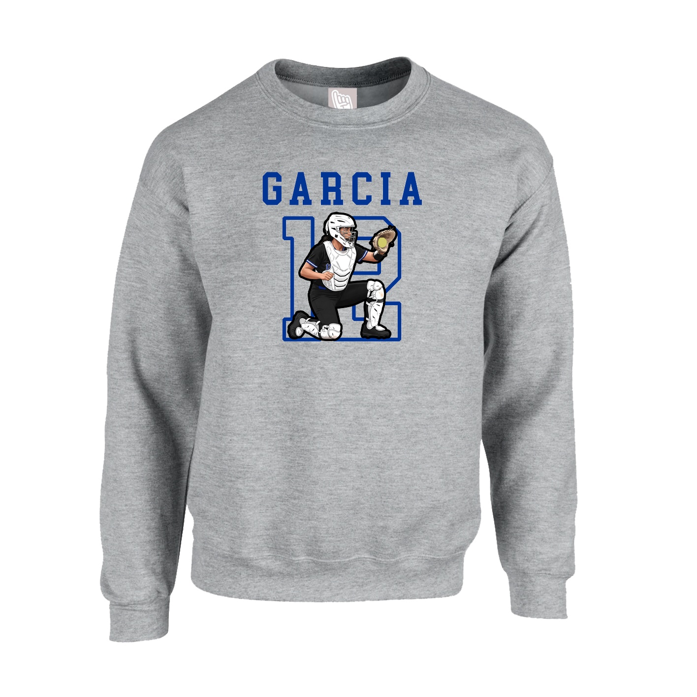 Fleece Crew — Shirsey in Grey