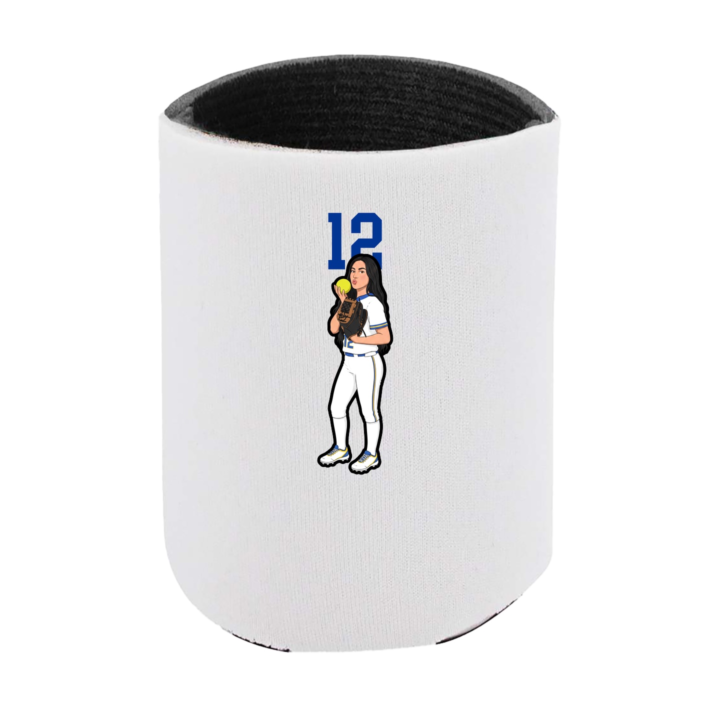 Can Holder — Number Top in White